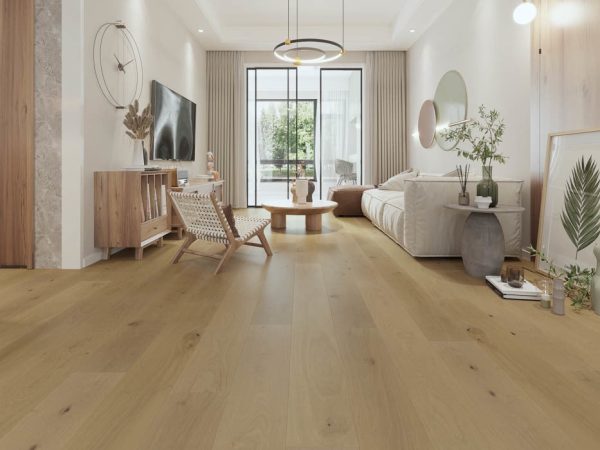 Briefness38466 Grand Width 9.5in White Oak Engineered Hardwood Flooring - Image 2