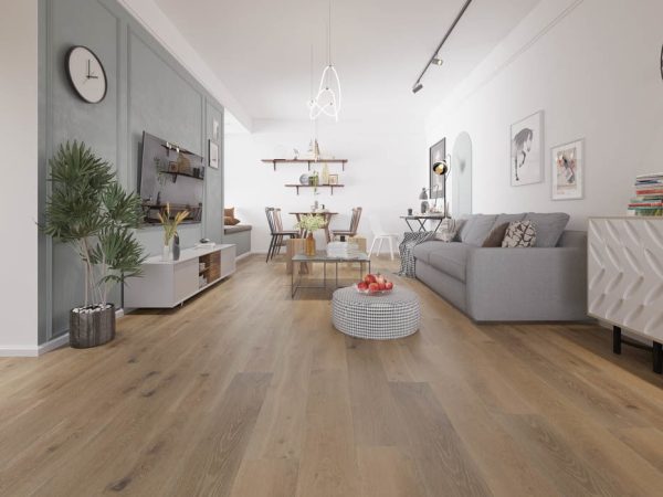 Briefness38467 Grand Width 9.5in White Oak Engineered Hardwood Flooring - Image 2