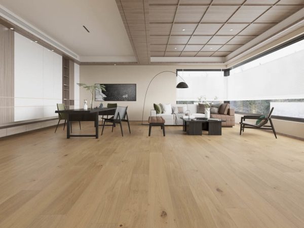 Briefness38468 Grand Width 9.5in White Oak Engineered Hardwood Flooring - Image 2