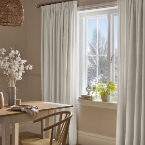 Briefness38419 Natural Light Cotton Blackout/Thermal Pencil Pleat Curtains from Next Hong Kong