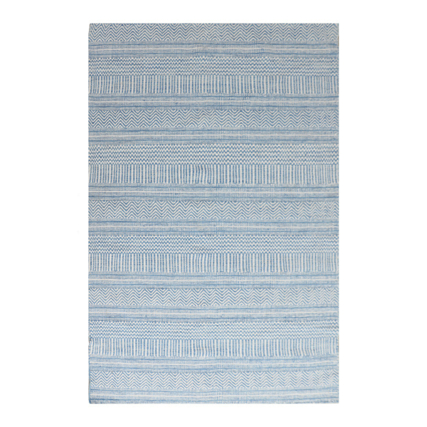 Briefness38443 (1pcs) wool carpet blue and white (can be customized)