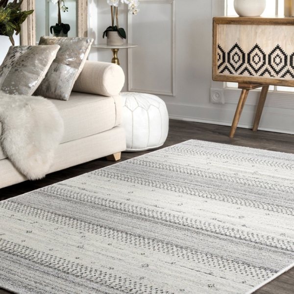 Briefness38438 (1pcs) Home Carpet Gray White - Image 4