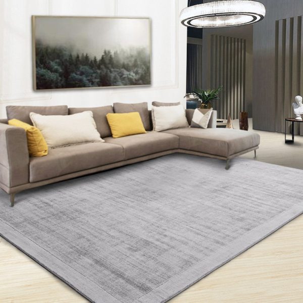 Briefness38434 (1pcs) handmade carpet gray - Image 2