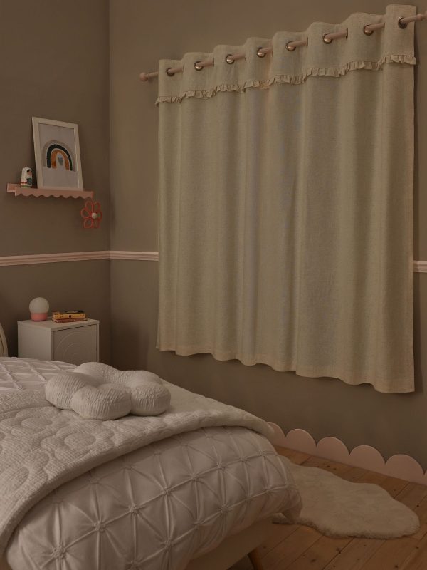 Briefness38412 Natural Frill Eyelet Blackout Curtains from Next Hong Kong - Image 2