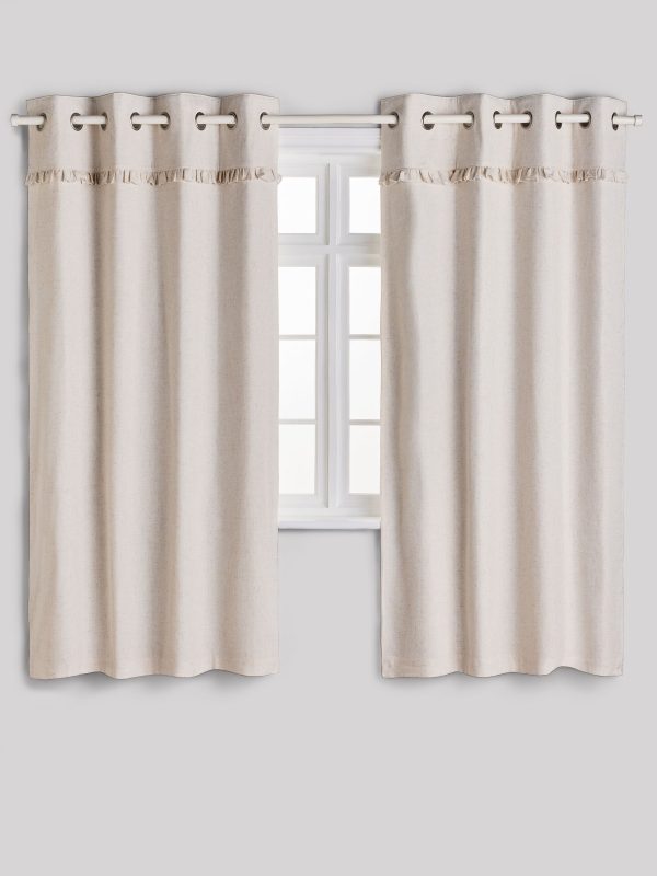 Briefness38412 Natural Frill Eyelet Blackout Curtains from Next Hong Kong - Image 5