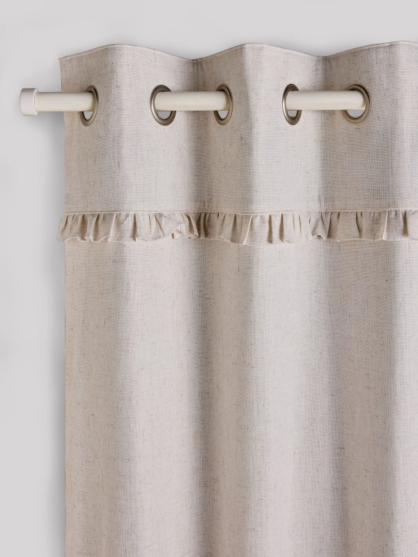 Briefness38412 Natural Frill Eyelet Blackout Curtains from Next Hong Kong - Image 6