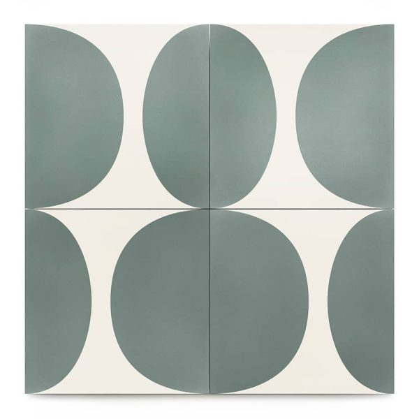 Briefness38459 8x8 Square Cement | everglade + bone - Image 3