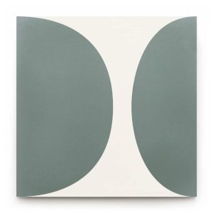 Briefness38459 8x8 Square Cement | everglade + bone