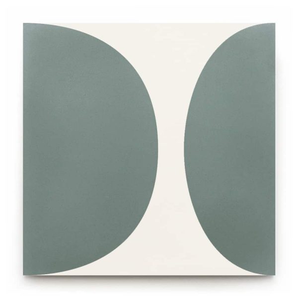 Briefness38459 8x8 Square Cement | everglade + bone