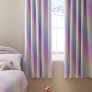Briefness38428 Multi Rainbow Ombre Eyelet Blackout Curtains from Next Hong Kong