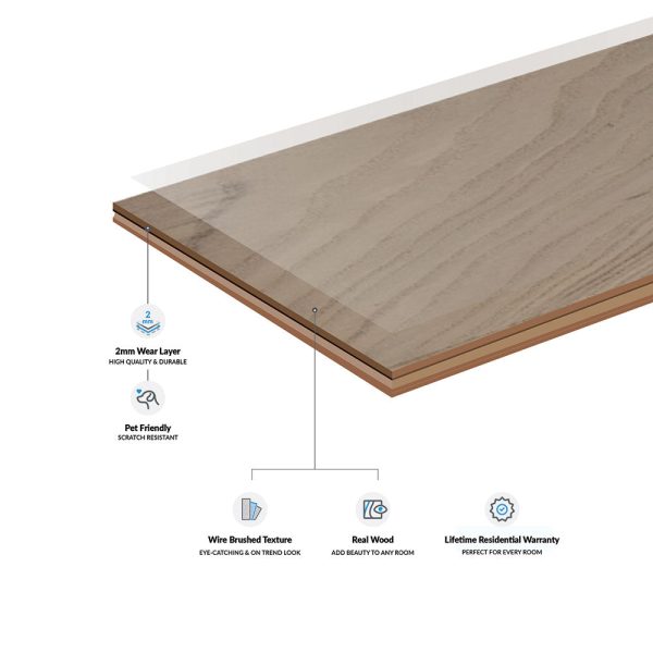 Briefness38472 Westport White Oak Engineered Hardwood Flooring - Image 6